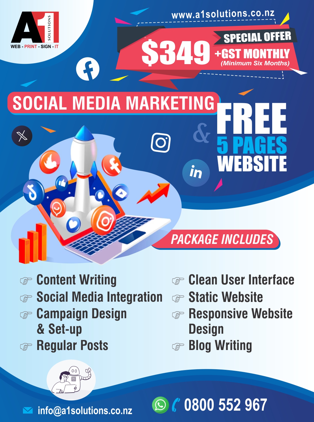 Website & Social Media Marketing